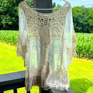 Entro Sheer Blouse/Swim Cover Up